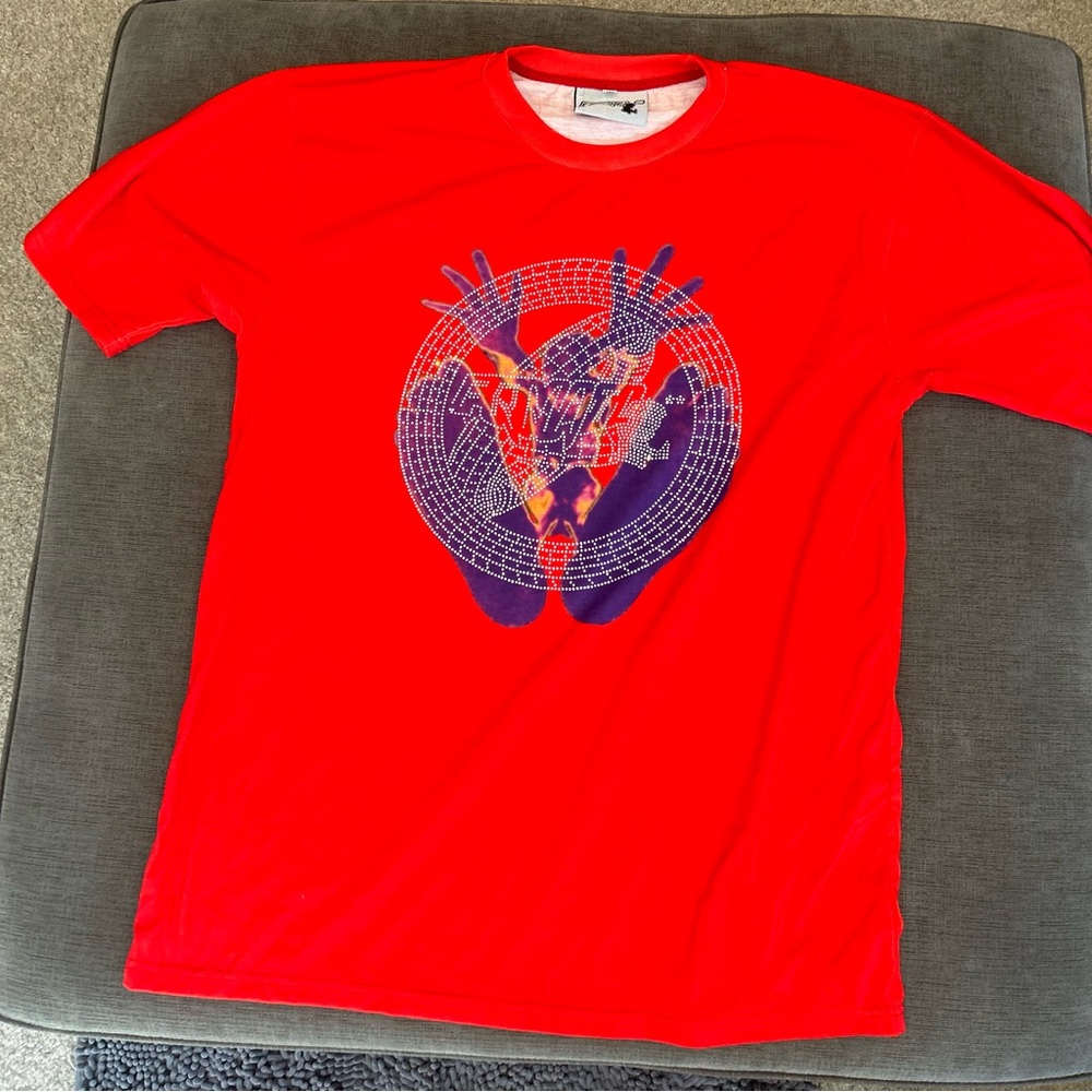Red bejeweled tshirt